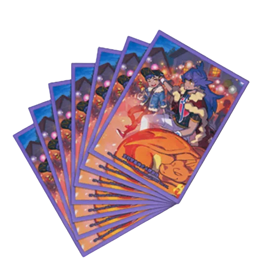 Paquet de 64 sleeves Pokemon de Leon