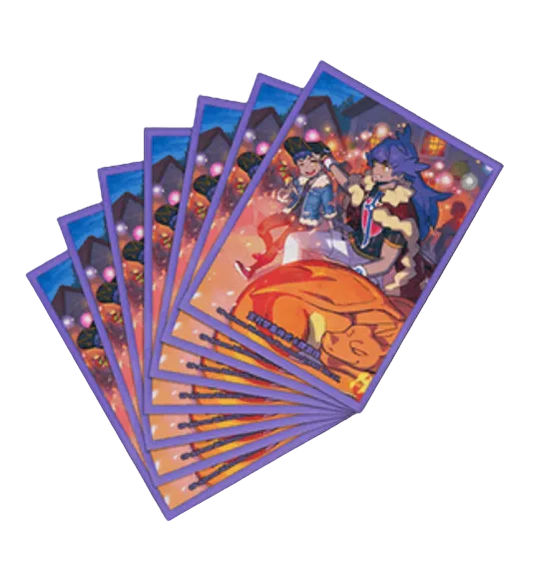 Paquet de 64 sleeves Pokemon de Leon